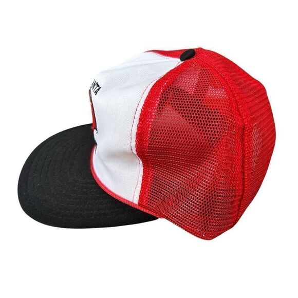 Vintage Atlanta Falcons Snapback Trucker Hat Red NFL Unisex Adult - Picture 2 of 5